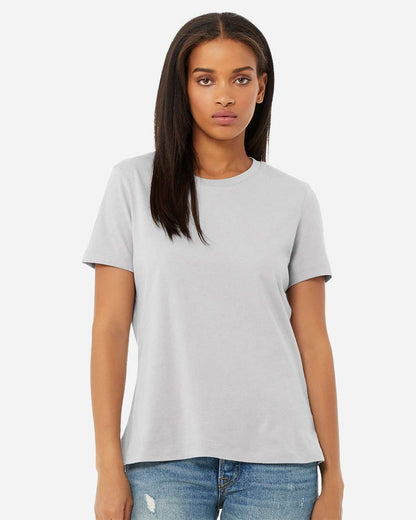 BELLA + CANVAS Women’s Relaxed Jersey Tee 6400 #colormdl_Solid Athletic Grey