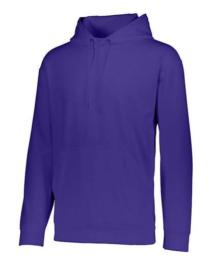 Augusta Sportswear Wicking Fleece Hooded Sweatshirt 5505 #color_Purple