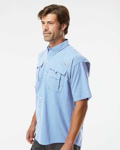 Columbia Men's PFG Bahama™ II Short Sleeve Shirt 212464 #colormdl_Sail
