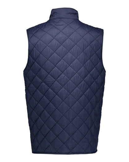 Weatherproof Men's Vintage Diamond Quilted Vest 207359 #color_Navy