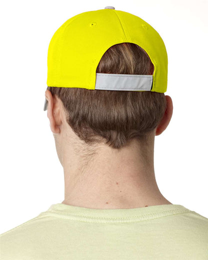 Adams Headwear Reflector High-Visibility Constructed Cap RF102 #colormdl_Yellow