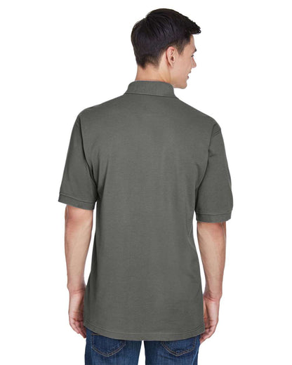 Harriton Men's Easy Blend™ Polo M265 #colormdl_Charcoal