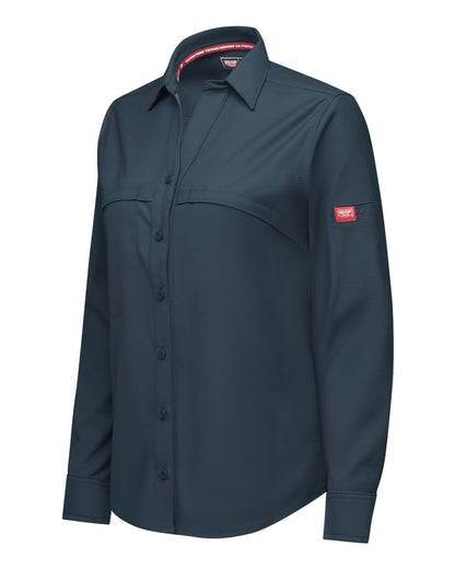 Red Kap Women's Cooling Long Sleeve Work Shirt TSW3 #color_Arctic