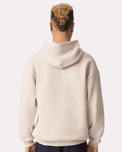 American Apparel Unisex ReFlex Fleece Hoodie Sweatshirt RF498 #colormdl_Bone