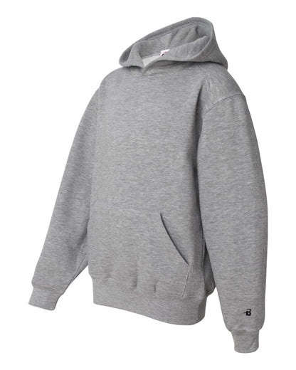 Badger Youth Hooded Sweatshirt 2254 #color_Oxford