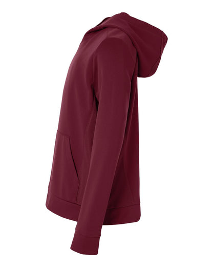 Team 365 Youth Squad Hooded Tech Fleece Pullover TT400Y #color_Sport Maroon