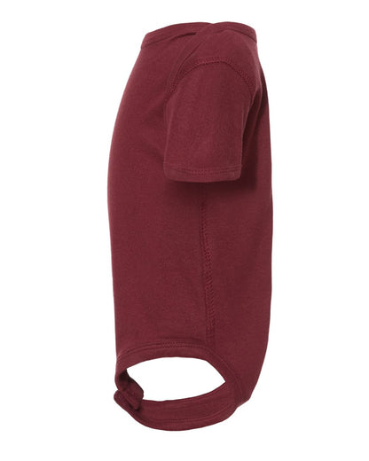 Rabbit Skins Infant Baby Rib Bodysuit 4400 #color_Maroon