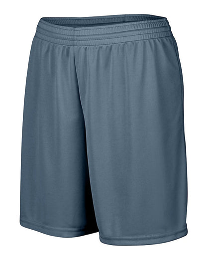 Augusta Sportswear Women's Octane Shorts 1423 #color_Graphite