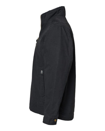 DRI DUCK Endeavor Canyon Cloth™ Canvas Jacket with Sherpa Lining 5037 #color_Black