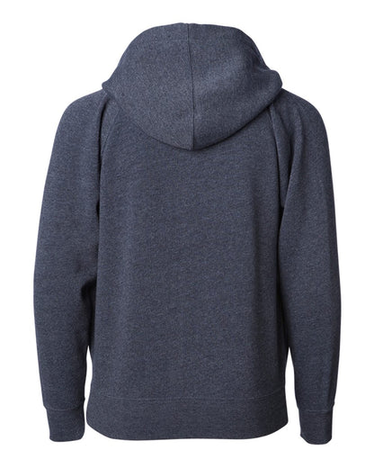 Independent Trading Co. Youth Lightweight Special Blend Raglan Zip Hood PRM15YSBZ #color_Midnight