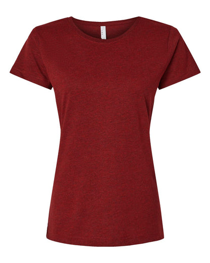 LAT Women's Fine Jersey Tee 3516 #color_Cardinal Blackout