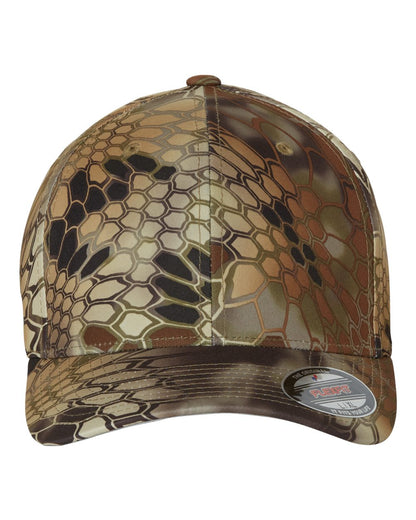 Flexfit Cotton Blend Cap 6277 #color_Kryptek Highlander