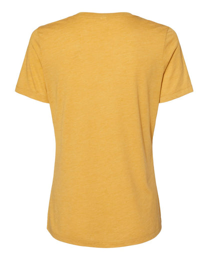 BELLA + CANVAS Women’s Relaxed Fit Triblend Tee 6413 #color_Mustard Triblend