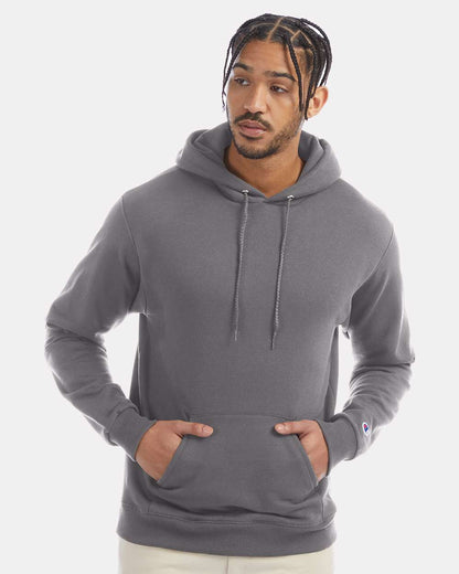 Champion Unisex Powerblend® Hooded Sweatshirt S700 #colormdl_Stone Grey