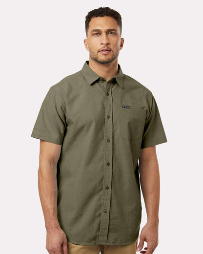 Columbia Men's Rapid Rivers™ Novelty Short Sleeve Shirt 199080 #colormdl_Stone Green