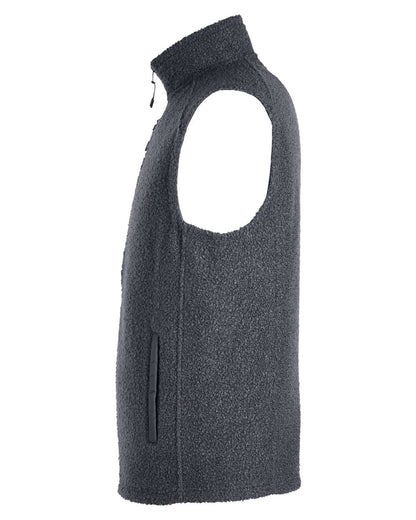 North End Men's Aura Sweater Fleece Vest NE714 #color_Carbon/ Carbon