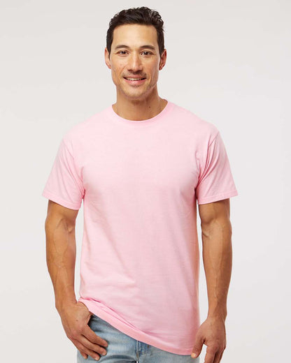M&O Men's Gold Soft Touch T-Shirt 4800 #colormdl_Light Pink