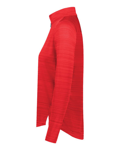 Augusta Sportswear Women's Pursuit Quarter-Zip Pullover 7012 #color_Scarlet