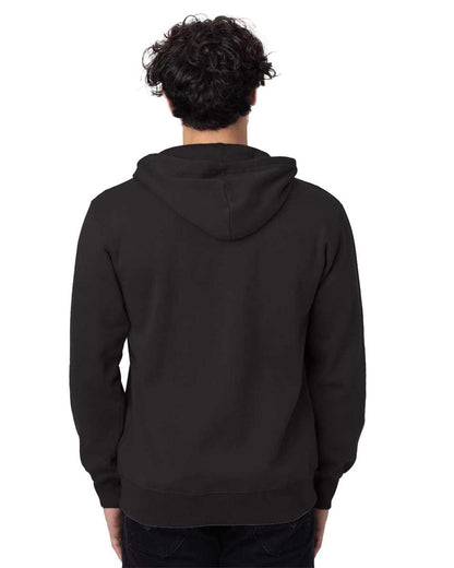 econscious Unisex Heritage Full-Zip Hooded Sweatshirt EC5650 #colormdl_Black