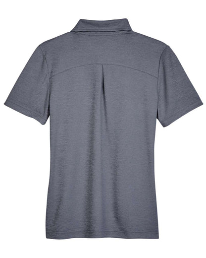 Devon & Jones Women's CrownLux Performance® Address Melange Polo DG22W #color_Navy Heather