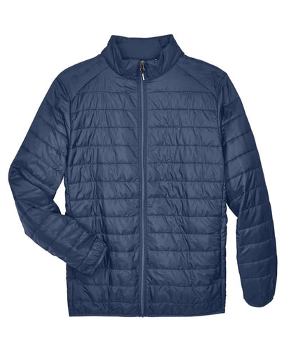 CORE365 Men's Tall Prevail Packable Puffer CE700T #color_Classic Navy