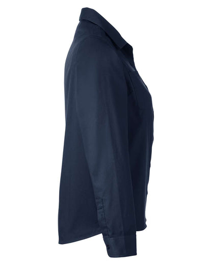 Harriton Women's Advantage IL Workshirt M585LW #color_Dark Navy
