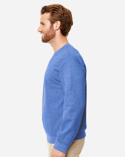Gildan Unisex Heavy Blend™ Crewneck Sweatshirt 18000 #colormdl_Heather Deep Royal