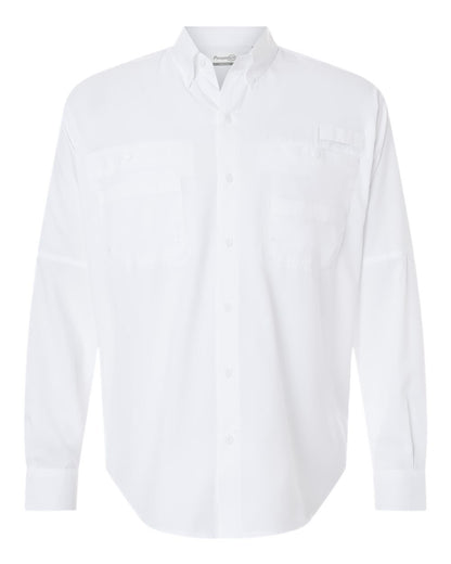 Paragon Men's Kitty Hawk Performance Fishing Shirt 702 #color_White