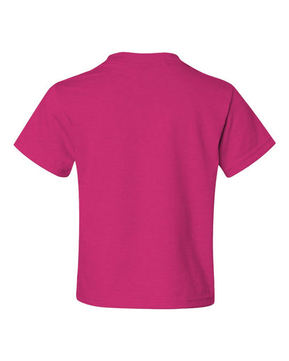 JERZEES Youth Dri-Power® 50/50 T-Shirt 29BR #color_Cyber Pink