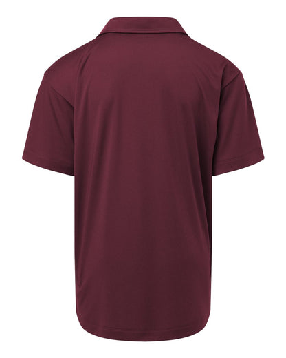 AllPro Youth Pro-Lock Performance Polo 41800Y #color_Maroon