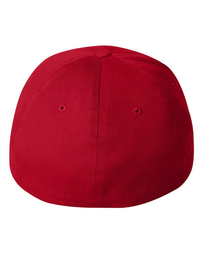 Flexfit V-Flexfit® Cotton Twill Cap 5001 #color_Red