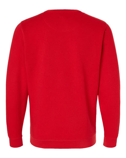 LAT Unisex Elevated Fleece Crewneck Sweatshirt 6925 #color_Red