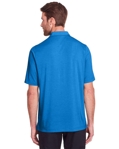 North End Men's JAQ Snap-Up Stretch Performance Polo NE100 #colormdl_Light Nautical Blue