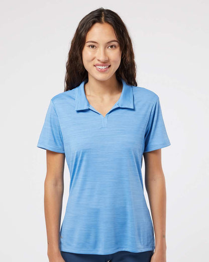 Adidas Women's Mélange Polo A403 #colormdl_Lucky Blue Melange