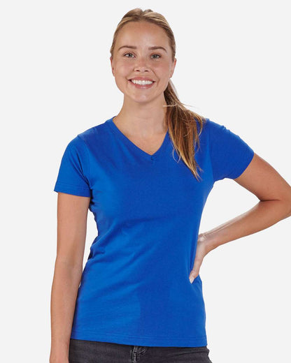 Boxercraft Women's V-Neck T-Shirt BW2201 #color_Royal