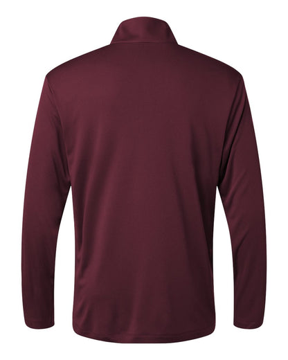 AllPro Men's Pro-Lock Performance Quarter-Zip Pullover 41870 #color_Maroon