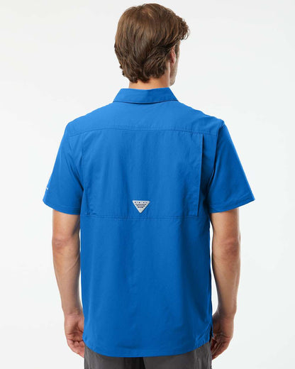 Columbia PFG Slack Tide™ Camp Shirt 212484 #colormdl_Vivid Blue