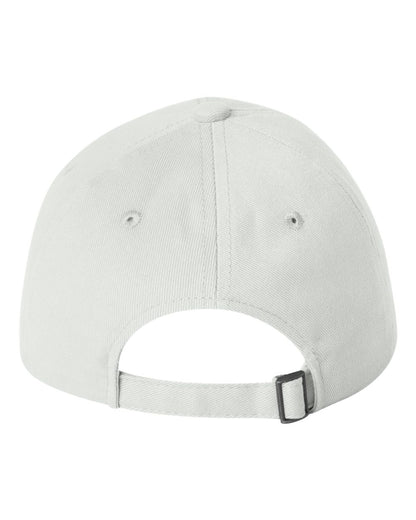 Valucap Heavy Brushed Twill Unstructured Cap 9610 #color_White