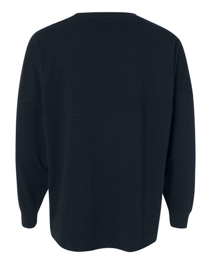 J. America Unisex Game Day Jersey Long Sleeve T-Shirt 8229 #color_Navy