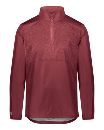 Holloway Men's SeriesX Quarter-Zip Pullover 229533 #color_Cardinal