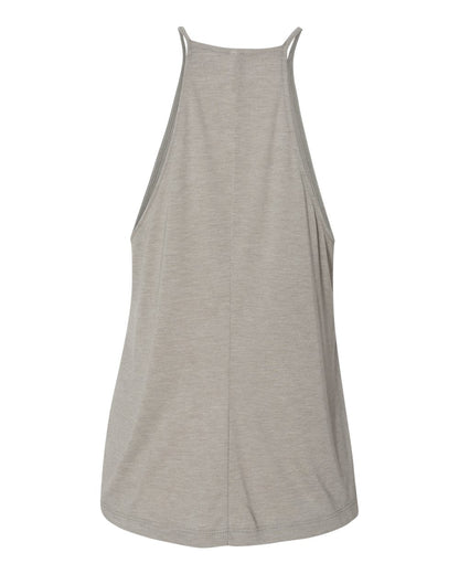 BELLA + CANVAS Women's Flowy High-Neck Tank 8809 #color_Heather Stone