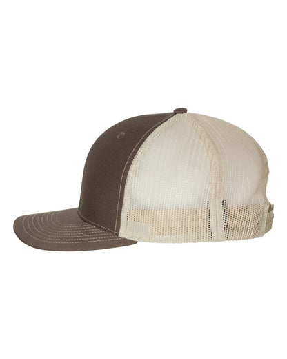 Richardson Snapback Trucker Cap 112 #color_Brown/ Khaki