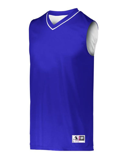 Augusta Sportswear Youth Reversible Two Color Jersey 153 #color_Purple/ White