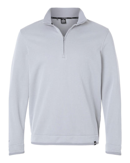 Under Armour Men's Storm Sweater Fleece Quarter-Zip Pullover 1383256 #color_Steel/ White