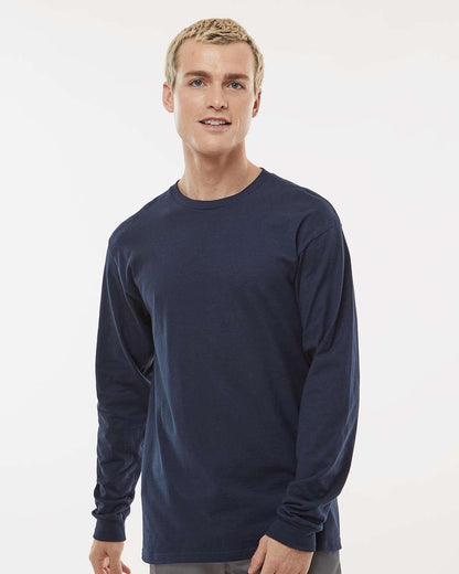 Tultex Heavyweight Jersey Long Sleeve T-Shirt 291 #colormdl_Navy