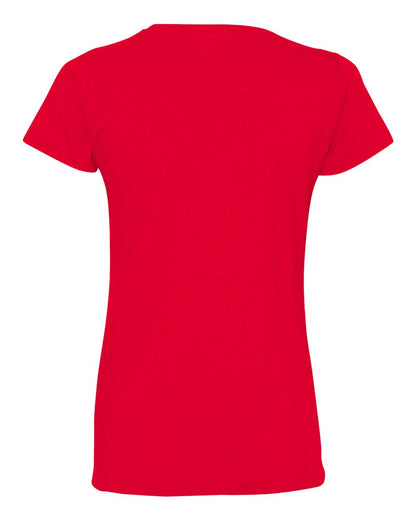 LAT Women's Fine Jersey Tee 3516 #color_Red