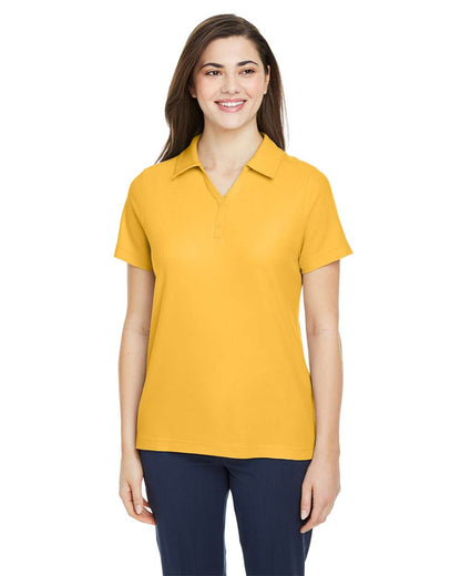 CORE365 Women's Fusion ChromaSoft™ Pique Polo CE112W #colormdl_Campus Gold
