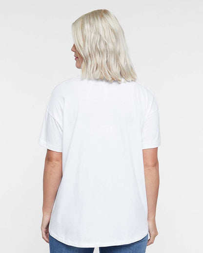 LAT Women's Hi-Lo Tee 3519 #colormdl_White