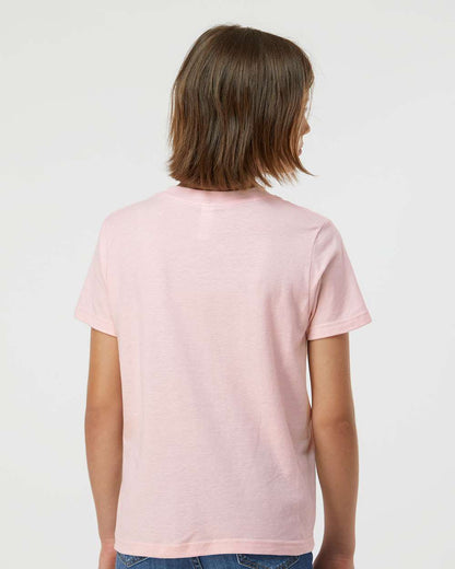 Tultex Youth Fine Jersey T-Shirt 235 #colormdl_Pink