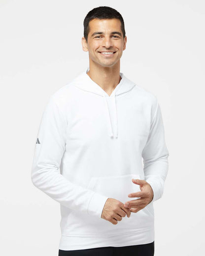 Adidas Unisex Fleece Hooded Sweatshirt A432 #colormdl_White